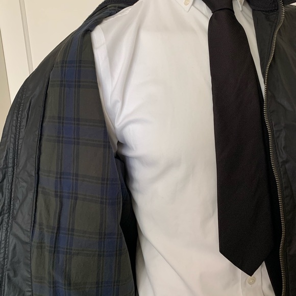 Black Bomber style Jacket - Picture 3 of 3